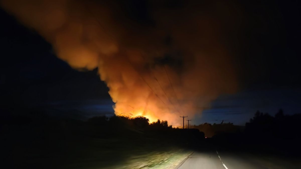 Huge fire near Scots castle as crews rush to battle flames