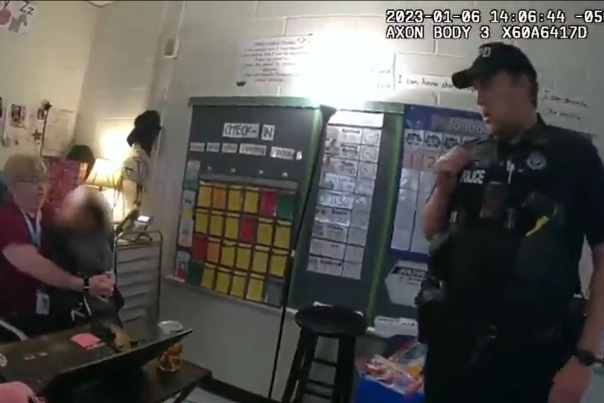 Bodycam footage of 6-year-old who shot teacher goes viral