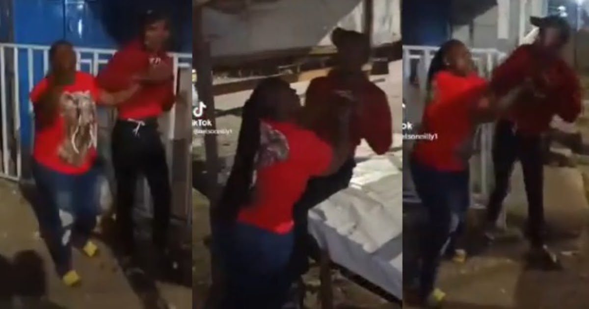 DRAMA as a Nairobi man is beaten up by his wife in public - She whisked him out of a bar and physically assaulted him (VIDEOs)