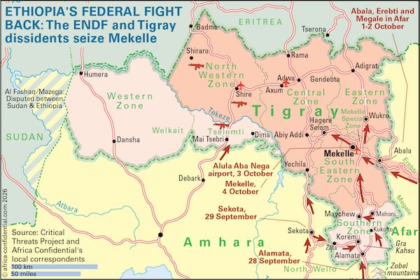 TPLF loses Mekelle, mountain war begins