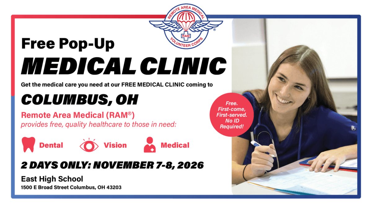 Free dental, vision and medical clinic coming to East High School in November