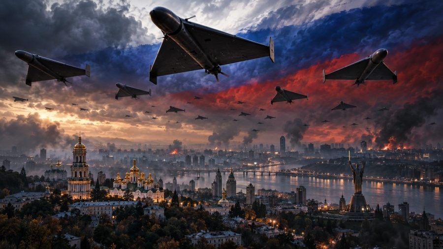 "The 3 dark warnings to Ukraine": Evacuate Kyiv - Russia locks onto new "target", to attack with 80,000 jet-powered Gerans