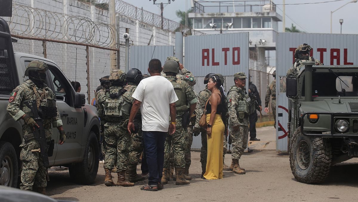 Innocent toddler dies in prison brawl as inmates open fire during visiting hours