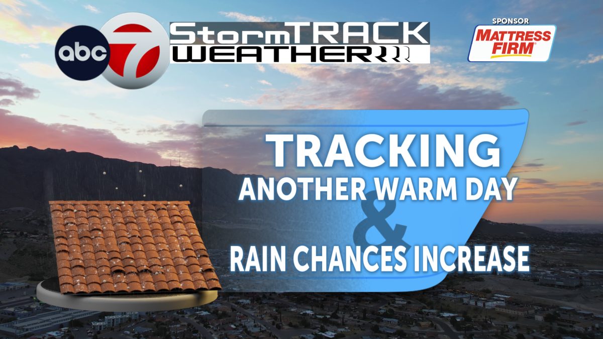 ABC-7 StormTrack Weather: Sunday storm chances bring brief heavy rain and gusty winds