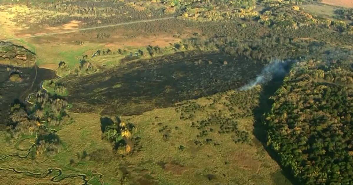 Sherburne National Wildlife Refuge wildfire: Crews continue to battle 'Santiago Fire'