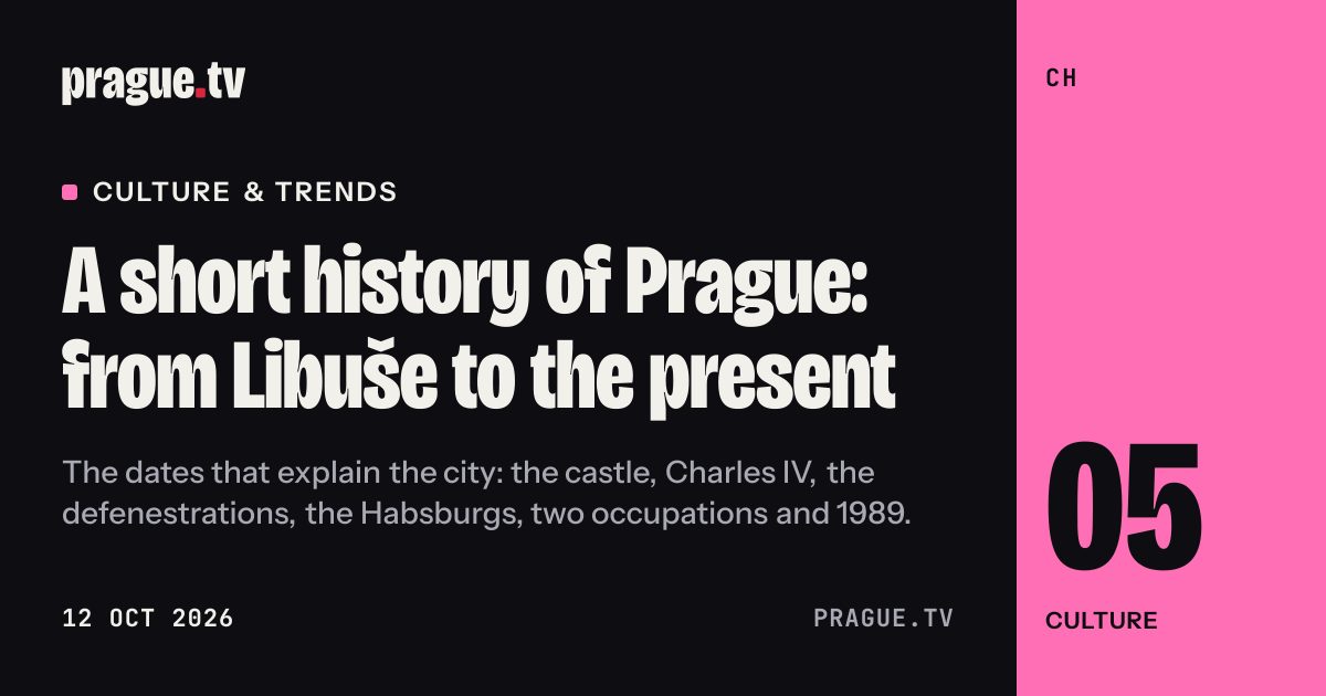 A short history of Prague: from Libuše to the present