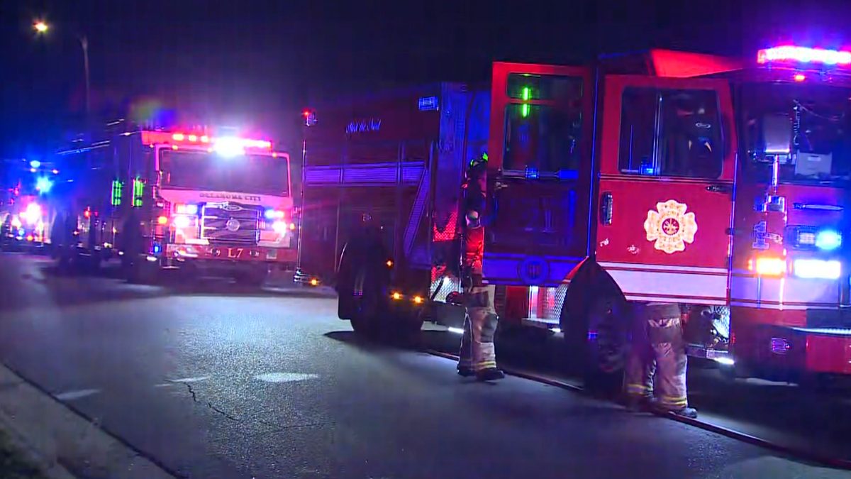 People get to safety after fire breaks out at southwest OKC home