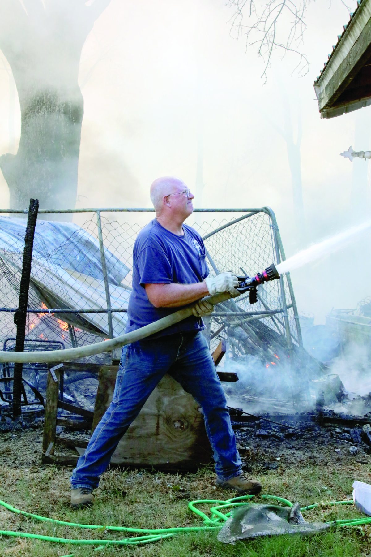 Home destroyed, 2 others damaged following fire