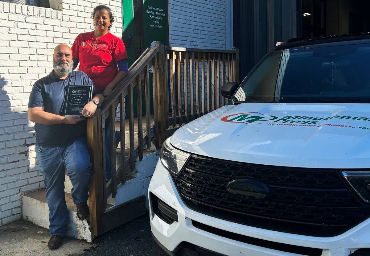 Minuteman Press Franchise Owner Eric Burrill Celebrates 8 Years & Grows Family Business in Avondale Estates, GA