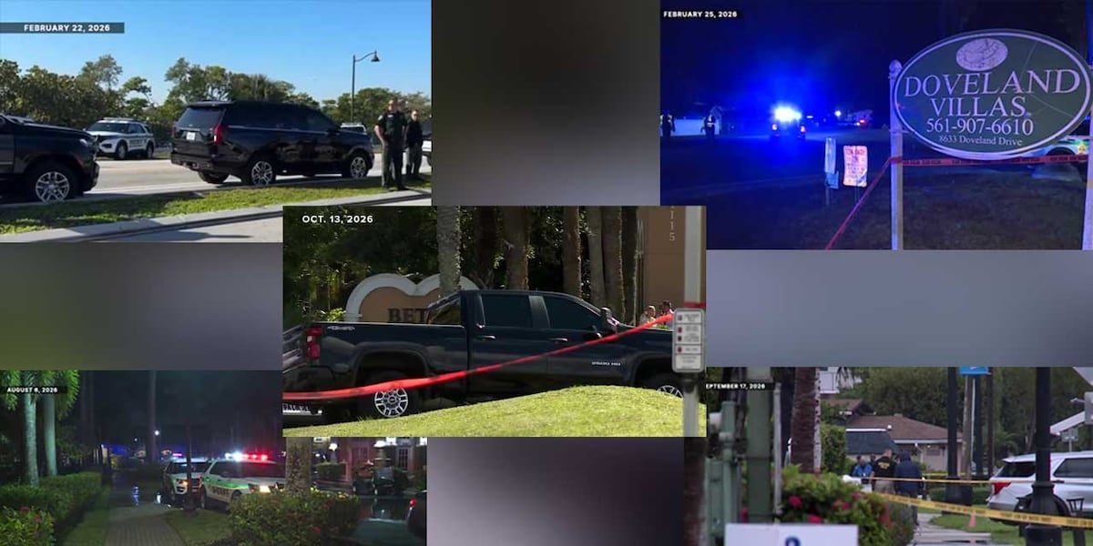 5 deadly deputy-involved shootings reported in Palm Beach County this year